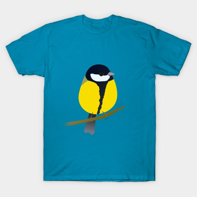 Cute egg shaped greattit T-Shirt by Bwiselizzy